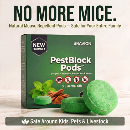 PestBlock Pods™ — Natural Mice Repellent