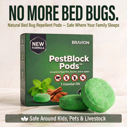 PestBlock Pods™ — Natural Bedbugs Repellent