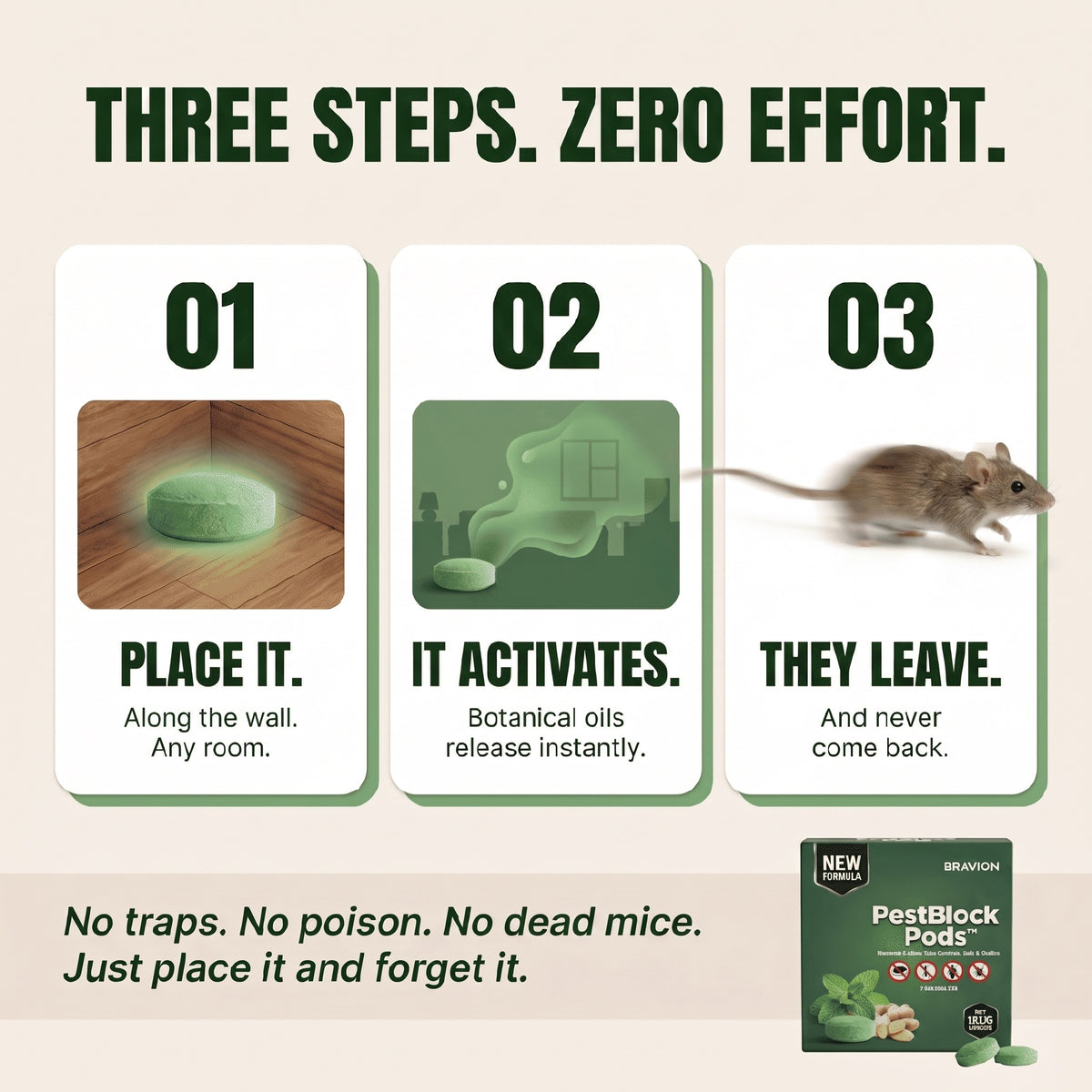 PestBlock Pods™ — Natural Mice Repellent