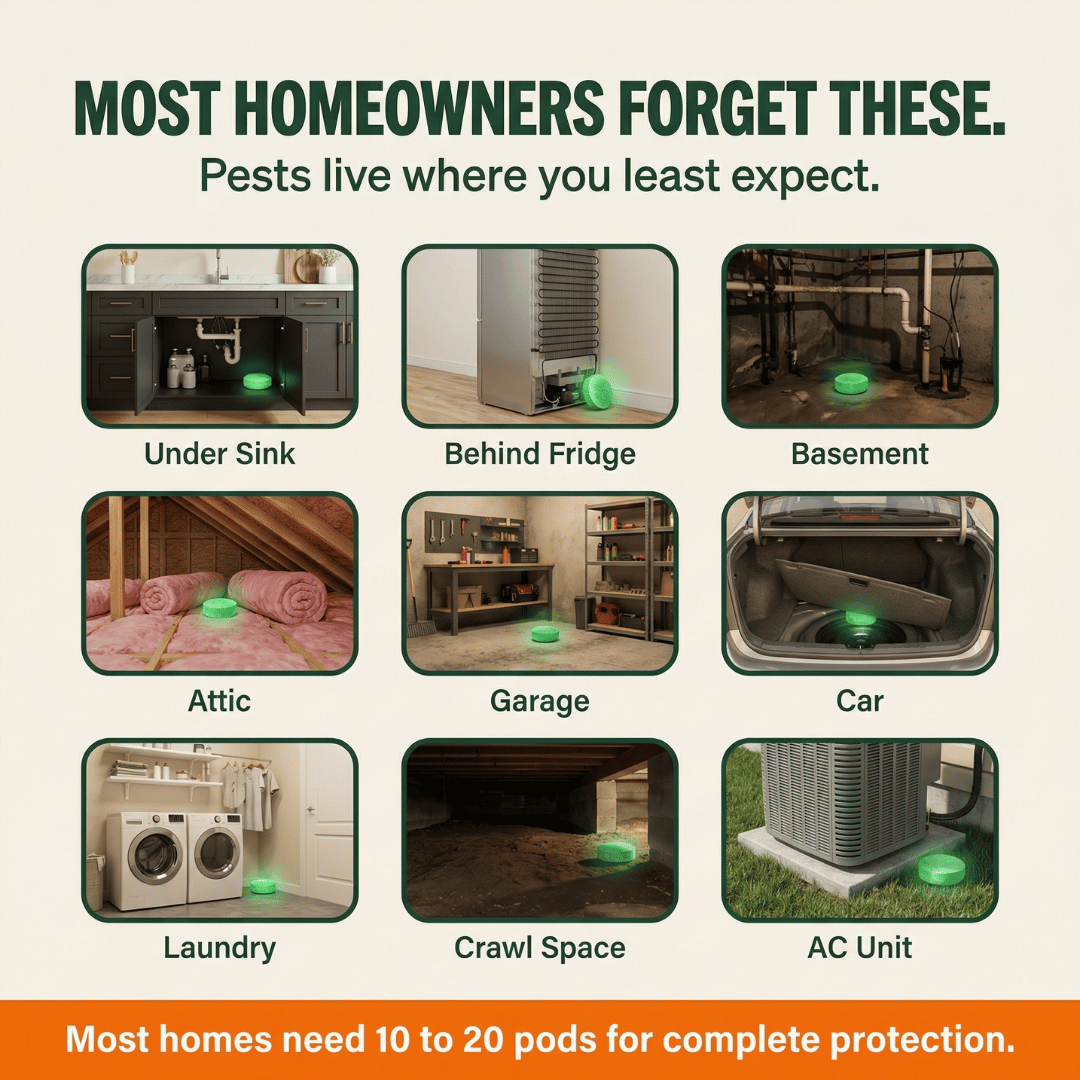 common pest entry points in home mice ants roaches natural barrier repellent solution