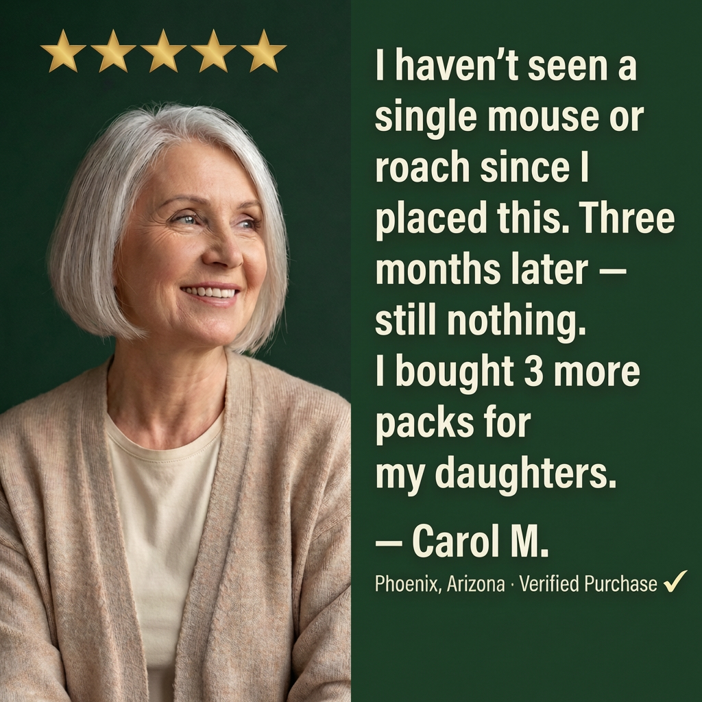 verified customer review PestBlock Pods natural mouse repellent that actually works